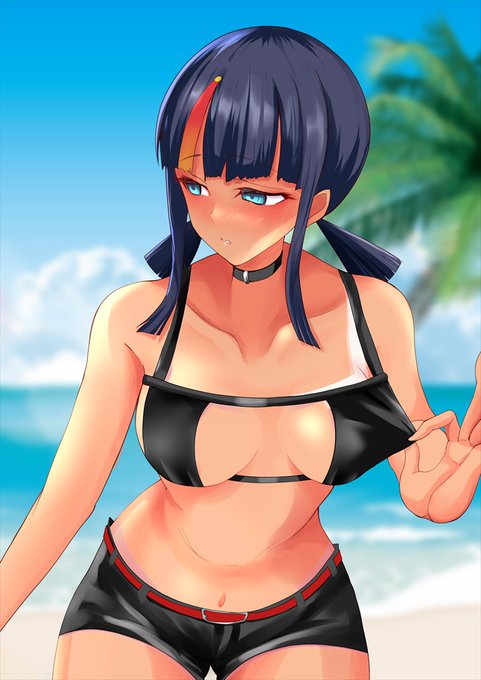 #夏が終わりそうだし今年描いた水着絵を貼ろう
今年は意外と水着少なかったかも。よく考えたら伊吹姐さん水着じゃないし。 