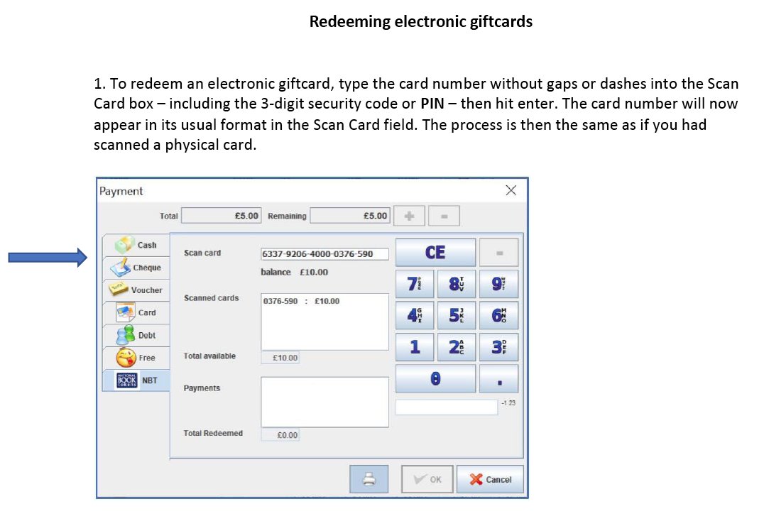 batch_services's tweet photo. #BatchLine customers โ did you know that you can now redeem National Book Tokens' egiftcards on Open Bravo? All you do is key the number + PIN into the Scan Card box. Simples! https://t.co/7bcEYWw2QK