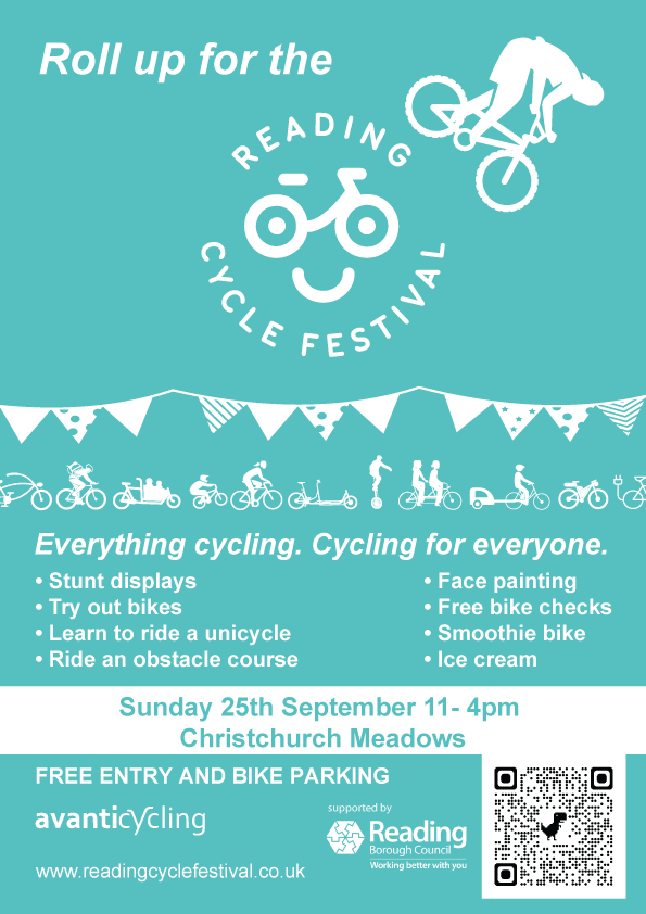 RotaryThames's tweet photo. We are happy to be supporting the Reading Cycle Festival this Sunday. Come and join
#readingfestival2022 #readingcommunity #rotaryinternational #cleantheenvironment https://t.co/xKiCQR9le5