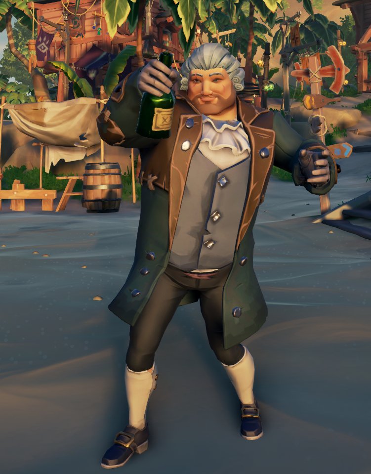 Ingame Cosplay] Dr. Livesey (1988 Treasure Island) : r/Seaofthieves