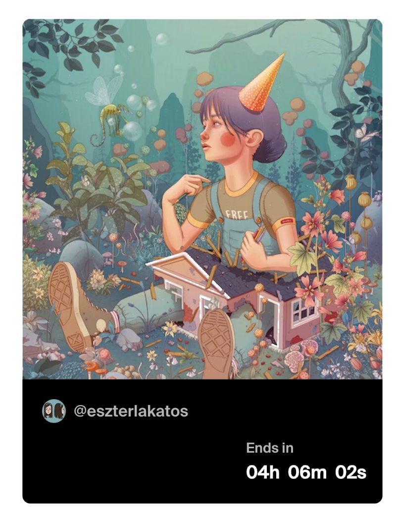 Gm dear friends!🌞
Only 4 hours left in the auction...
Have an amazing Friday!🥰✨