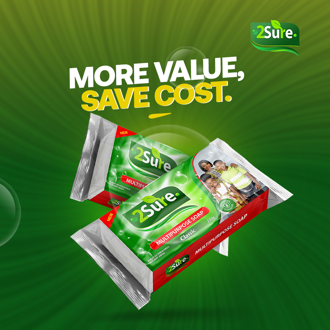 2SureNG's tweet photo. The economy is not smiling right now and everyone is trying to save costs.π
When you need that one bar of soap for both bath and laundry, just know that 2Sure Multipurpose soap can do the job.π
#Be2Sure
#MultipurposeSoap
#MultipurposeSoapBar
#2SureMultipurposeSoap https://t.co/zqtHCP1inW