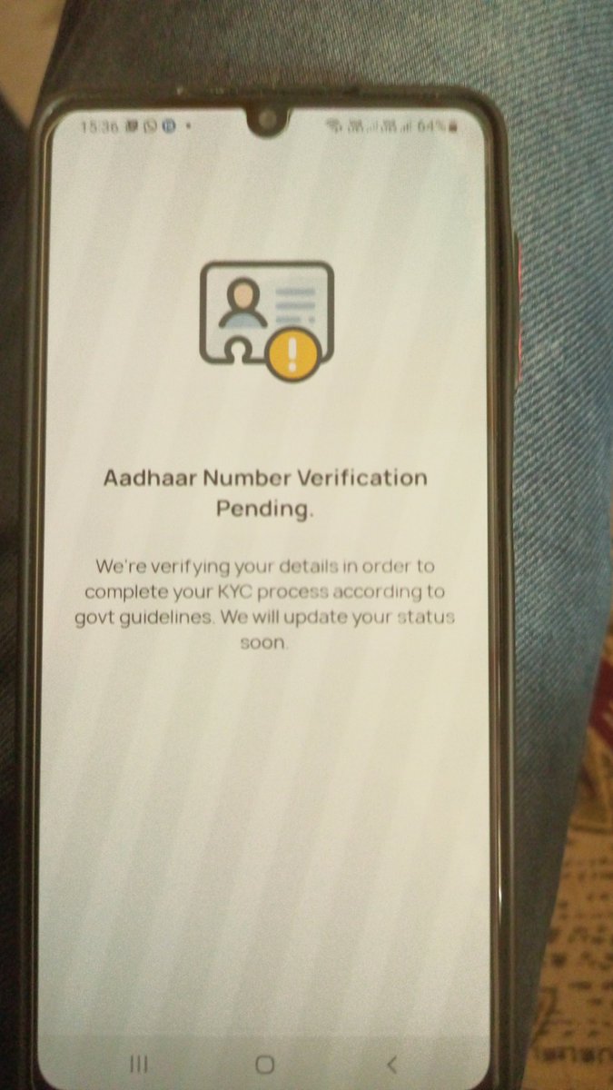 krypto_kon's tweet photo. @OneCardHelp please help..had done kyc 3 times every time it gets stuck here https://t.co/D2YmpJD8uX