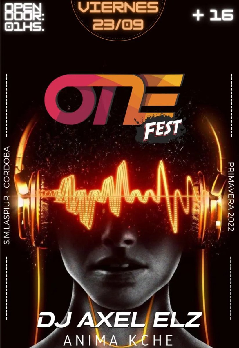 OneFestOk2022's tweet photo. ES HOY, SE VIENE UNA GRAN NOCHE, UNA NUEVA #ONEFEST ESTร POR LLEGAR ๐ฅณ๐
๐๏ธ VIERNES 23 DE SEPTIEMBRE ๐๏ธ
๐ SATURNINO MARรA LASPIUR ๐ https://t.co/RzSG6rPnye