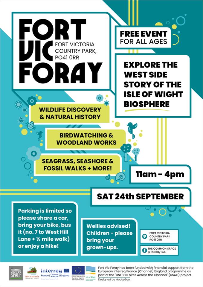 yarmouthharbour's tweet photo. Head to the FORT VIC FORAY this Saturday (1100-1600), the West Wight's wildlife get-together as part of the Isle of Wight Biosphere's celebrations &amp; explorations this year! A free event. All welcome! #fortvictoria  #biosphere #isleofwight #wildlife #naturalhistory #birds #fossils https://t.co/rNZ505bEwm