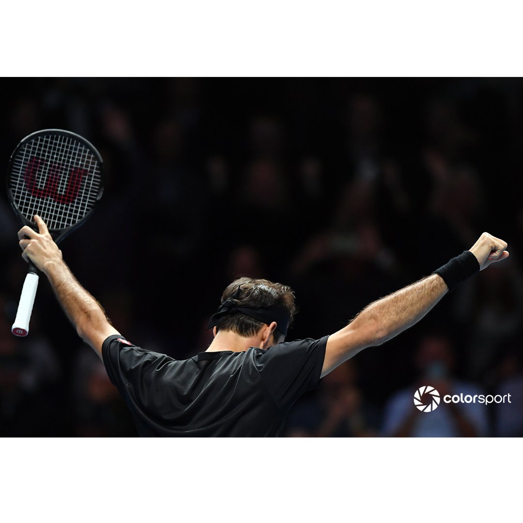 Colorsport's tweet photo. Roger Federer brings an end to a remarkable playing career tonight in London. https://t.co/hn5chO78ZX