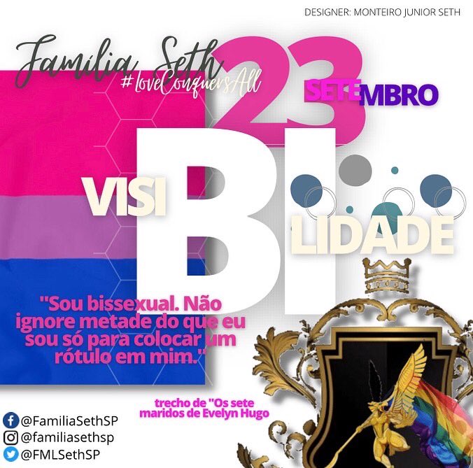 FMLSethSP's tweet photo. A bissexualidade é uma orientação sexual, por isso ela independe do sexo biológico ou identidade de gênero da pessoa.

#FelizDiaDaVisibilidadeBissexual
#VisibilidadeBissexual #23Set

https://t.co/XC25JWwpwe https://t.co/I4biDFja07
