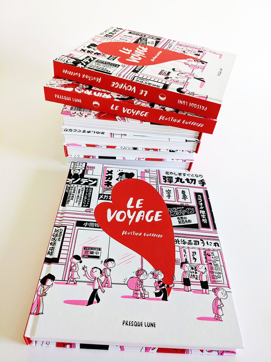 Presquelune's tweet photo. LE VOYAGE au Japon d'Agustina Guerrero, drôle, touchant, introspectif, et graphiquement somptueusement élégant avec ses couleurs pantone éclatantes, presque sérigraphiques !
Le livre sera en librairie le 30 septembre !

https://t.co/J6109cjRkv
#Japon https://t.co/Kx6nBu4790