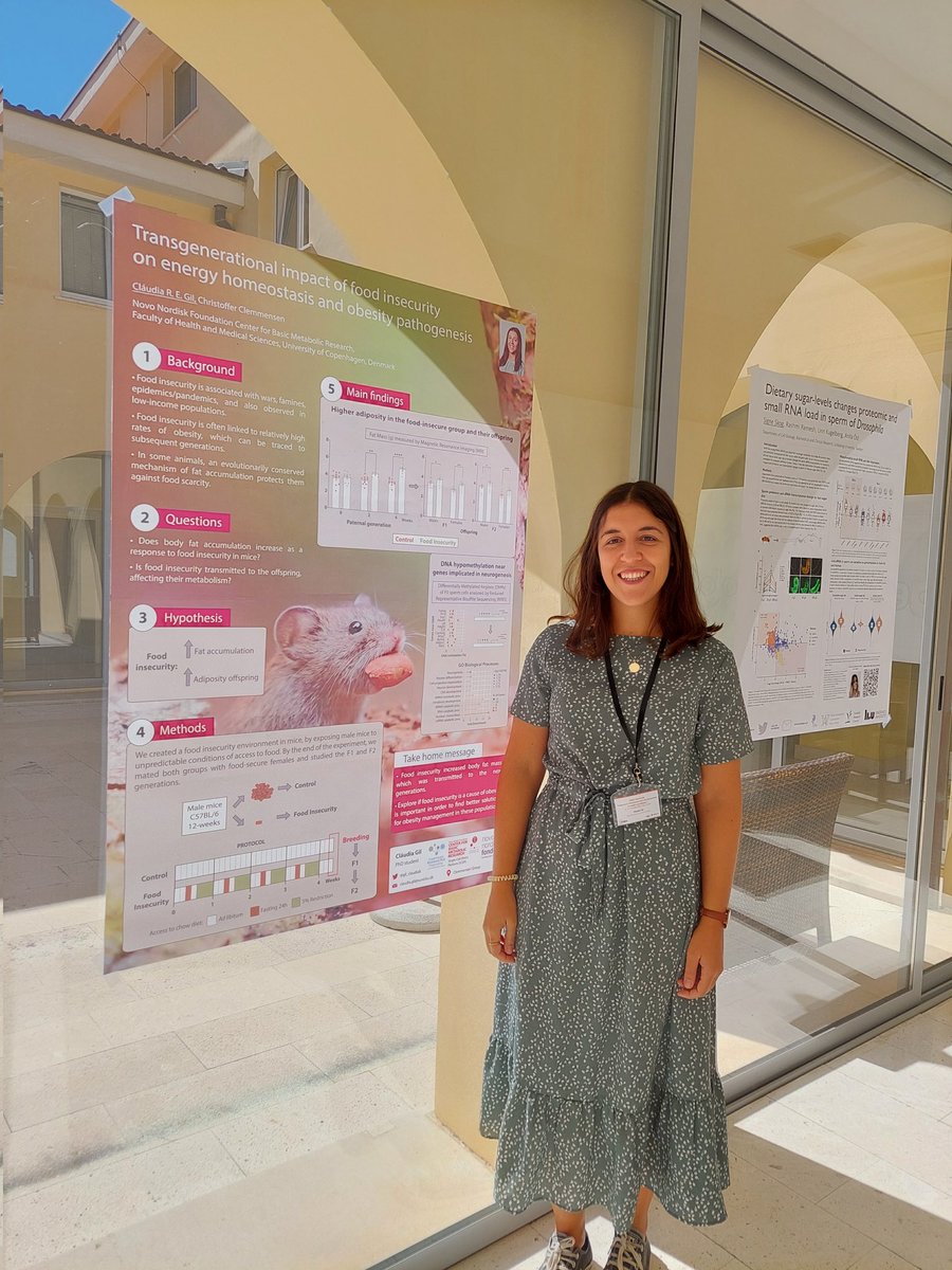 Will food insecurity contribute to obesity in the next generations? Come to poster #30 to discuss and learn more about this intriguing paradox 🐭🧬 #EMBOepigenome <a href="/EMBO/">EMBO</a> @medils1