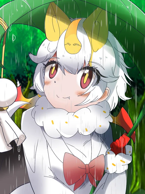 明日はいい天気になるかな?#けものフレンズ 