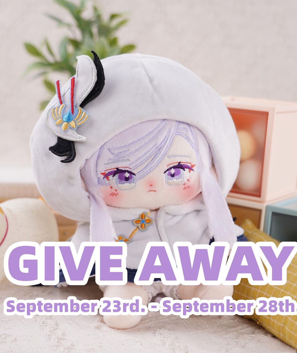 WonderlandPlush's tweet photo. Plushies GIVE AWAY!

#shenhe looks so beautiful. 🥰

Welcome to bring her home! 

🌸How to join in it?
➡Follow us!
➡Like &amp;Comment, and tag two friends!
➡Share this post! 
 
We will announce the winner on September 28th.

#GenshinImpact #Genshin #Cottondoll #plushie https://t.co/L17XecavhE