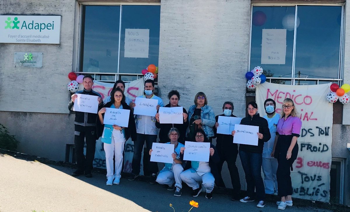 Qui prend soin de nos concitoyens les plus fragiles ? Des salariés dt le salaire net mensuel moyen est 25% inférieur à celui de nos concitoyens. 
➡️ Revalorisation de TOUS les métiers des secteurs #social, #medicosocial &amp; #sanitaire du #privenonlucratif
➡️ Mobilisation du 28/09