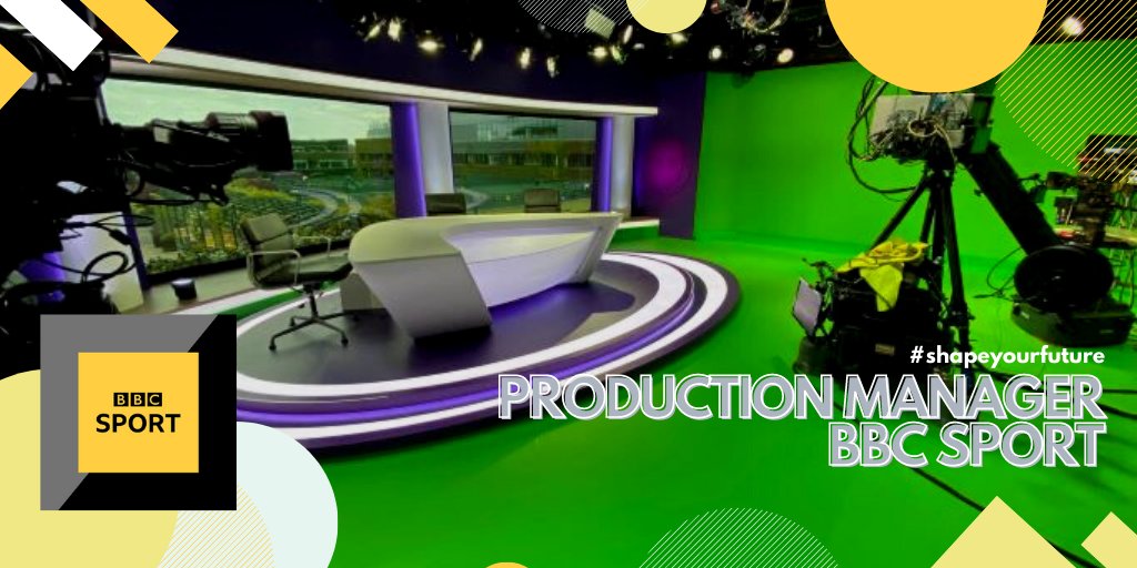BBCSportJobs's tweet photo. Knowledge of Live, Content &amp; Highlights programmes &amp; an interest in digital consumption? Click here -    https://t.co/jsRdy0A7tH #shapeyourfuture #tvjobs #productionjobs #productionmanager  
@BBCCareers @ProductionBase @sportsvacancies @DiversityinFilm @WFTV_UK @themediamentor https://t.co/0zcyYciRZE