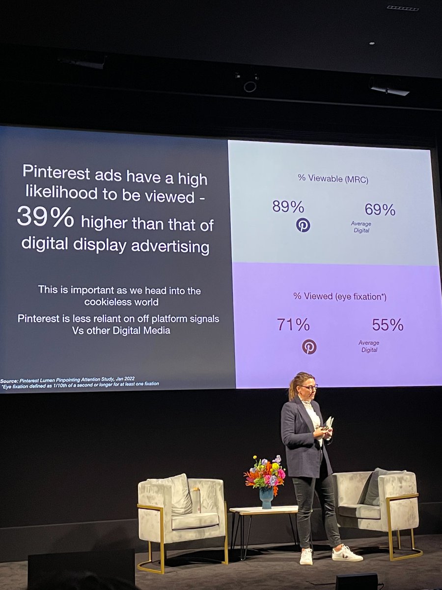 KatteandCo's tweet photo. This week's highlight... attending #ReturnOnInspiration @Pinterest event! As well as delicious vegan cupcakes 😋 the event brought together the brightest industry minds to give the lowdown on how to reach audiences in a recession 💡 #pinterest #pinterestbusiness #paidmedia https://t.co/KrNaAIa9yz