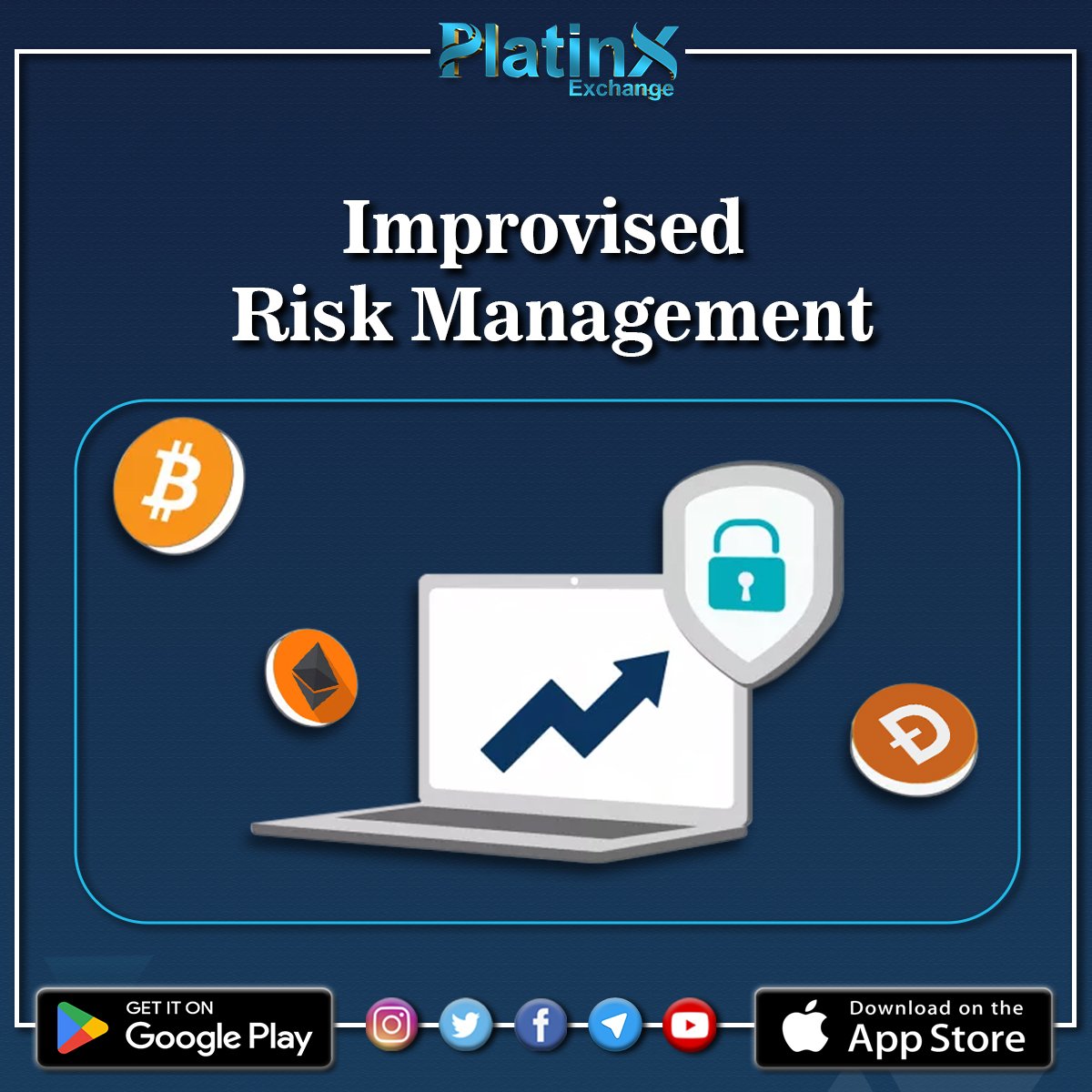 PlatinXExchange's tweet photo. Be at competitive edge with us, we provide a #secure layer to reduce the risk factor involved in the #crypto #exchange & #trading. Choose Exchange, choose #safety.
.
.
Learn more: https://t.co/43G0VBEQEk
.
.
#platinXexchange #Cryptoexchange #riskmanagement #cryptoexplore #tech https://t.co/35RE4QN39J