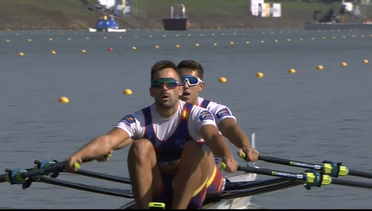 PipeOlimpico's tweet photo. #Remo #Mundial2022 🇨🇿
🚨¡Dos finales más!🚨

1/2F
#M2x
✅ 1ºs @Rodriconde97 / @AleixGPodium ¡Vaya último 500 para ganar su Semi!😳 ¡Y mejor tiempo!

#W1x
✅ 2ª Virginia Díaz hace un último 1000 brutal y remonta para estar en la Final!

⏰15:36h Final A #LM4x con 🇪🇸 (no olímpica). https://t.co/HGdvatqWcO