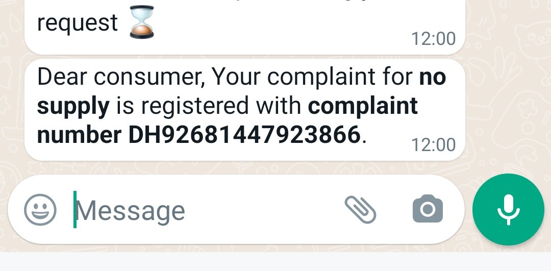 Vivekedel's tweet photo. @DHBVNL @DhbvnG  electricity not coming from last night nobody from DHBVN reverting these complaint no. never revert with positive response.
Please guide someone to take necessary action. https://t.co/tsi6sgOmb2