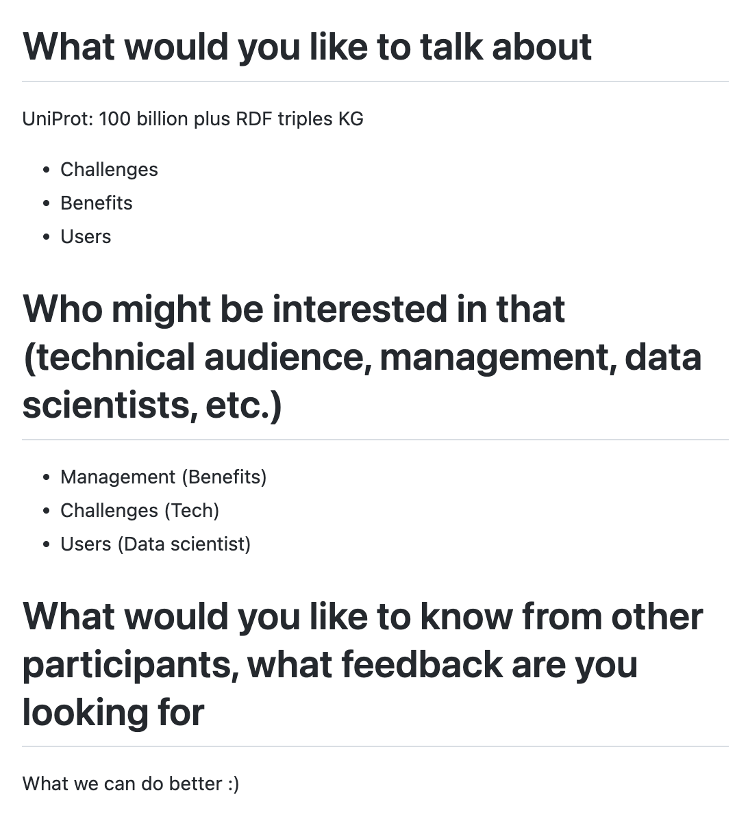 linkedktk's tweet image. Wizard of really large RDF datasets Jerven Bolleman @jervenbolleman will talk about @uniprot as the largest public KG & query federation on such datasets.
At the Knowledge Graph Forum next week in Zurich.
Register & join here: eventfrog.ch/de/p/wissensch…