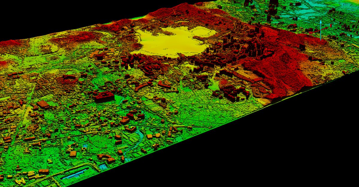 UXO_India's tweet photo. Mumbai in 3D : High resolution Digital Elevation Model generated from 50 cm tri-stereo Pleiades images. https://t.co/5RpbrIYB55
