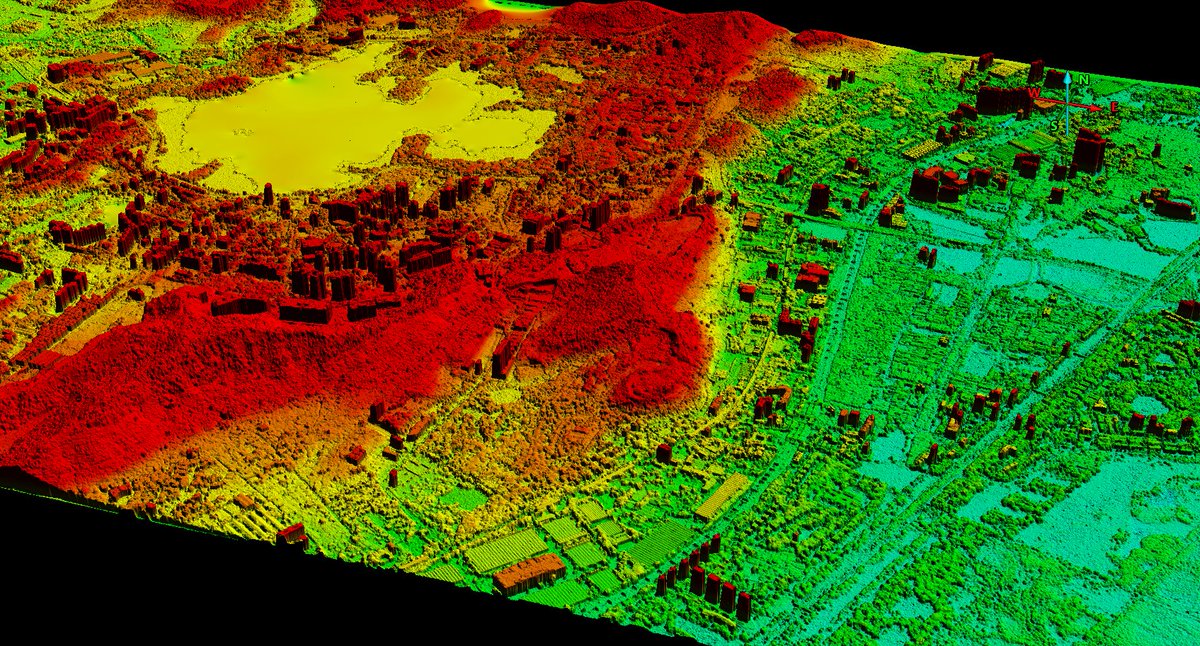 UXO_India's tweet photo. Mumbai in 3D : High resolution Digital Elevation Model generated from 50 cm tri-stereo Pleiades images. https://t.co/5RpbrIYB55