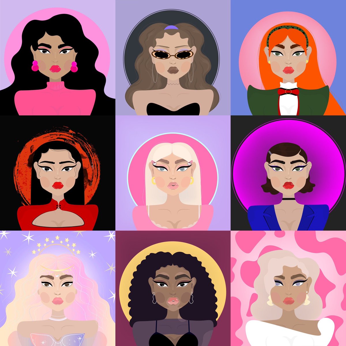 Hey🤍 
My colorful new collection of Fashion Babe available on <a href="/OpenSea/">OpenSea</a> 💗⚡️
Each one is special 🧡
⚡️ opensea.io/collection/fas…
I hope for your support 💗
#NFTs #NFTCommunity #NFT #NFTartist #NFTProject