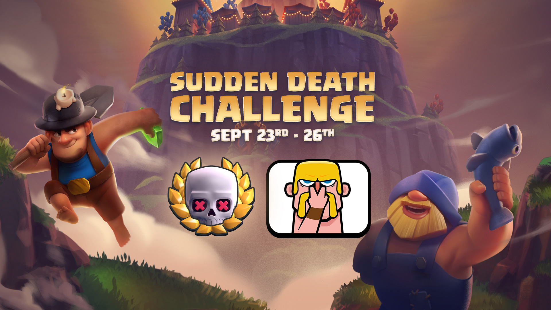 Clash Royale - Don't worry about the losses — only wins count in the Sudden  Death Challenge! 💪