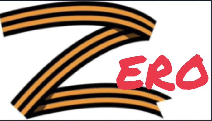 martin_nagy's tweet photo. @JayinKyiv Nevermind. Help to fuel protests against mobilization into senseless war. Please share & spread this protest symbol. With lots of Z military symbols across Russia, nothing is easier than adding -ERO to convert it into a symbol of the rebellion.#ZeroPutin #ZeroKremlin #ZeroRashism https://t.co/omOseag5Ep