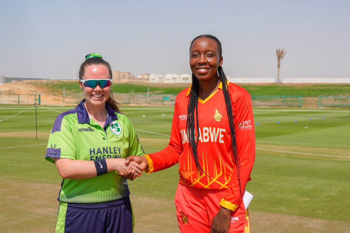 zimbabwewomen's tweet photo. #Semifinal I #Qualificationdecider
Zimbabwe captain Mary-Anne Musonda won the toss and chose to bowl.
#ZIMWvIREW | #LadyChevrons https://t.co/cuLYAdltCb