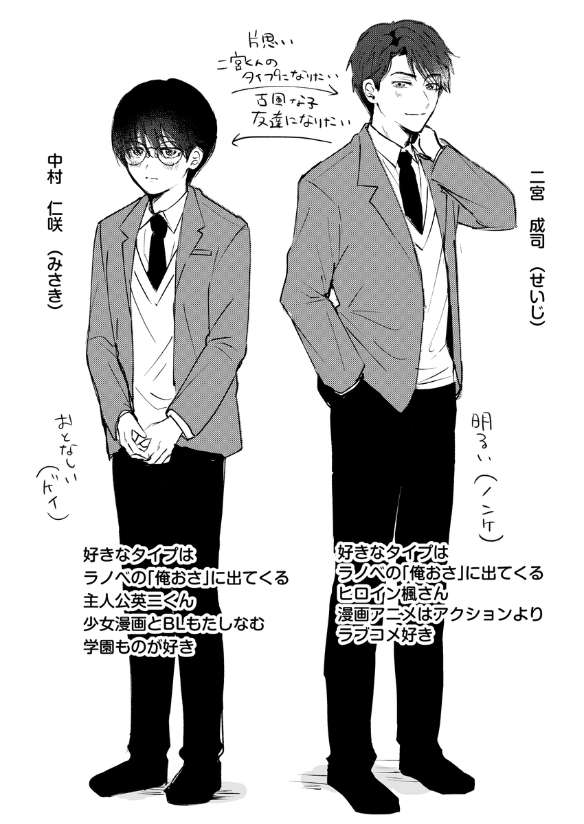 【創作BL】片思いは小説より奇なり2/2 
