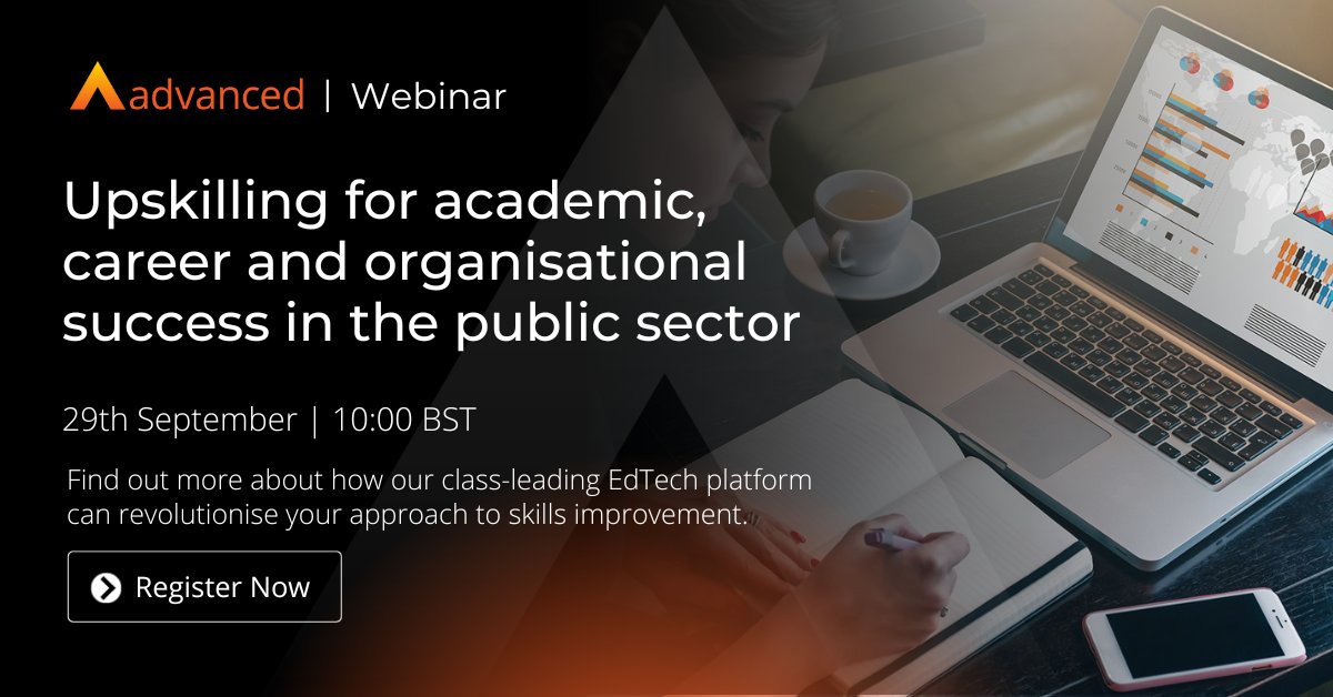 Our 3rd webinar takes a look at the #PublicSector, and how career and organisational success starts with #upskilling your staff.

Find out how bksb's class-leading EdTech platform can revolutionise your approach to skills improvement.

bit.ly/3DLod7C

#Education #EdTech