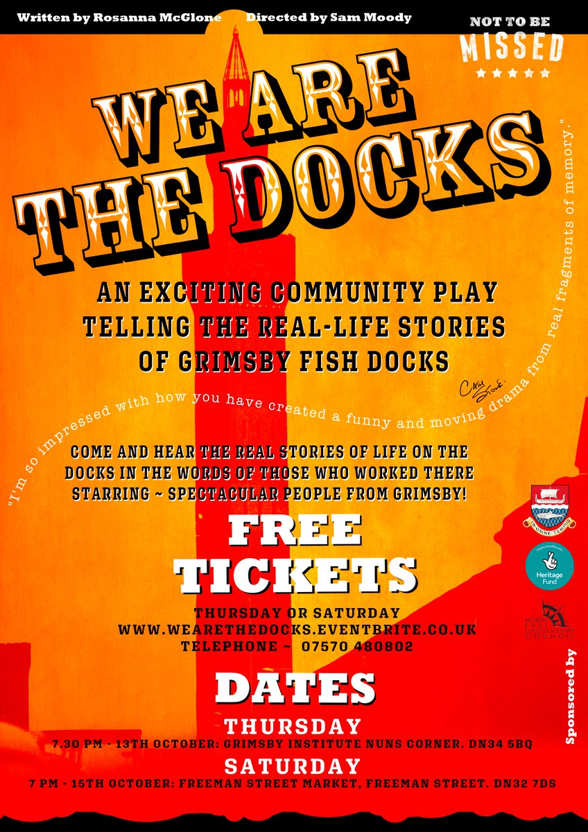 RosannaMcGlone's tweet image. So😆 to be welcoming some of the fisherfolk whose stories we&apos;re telling to &apos;We are the Docks&apos; @GrimsbyCreates @LaKingabout @looknorthBBC   #hopeIvedonethemjustice #tellmewhatyouthink #free