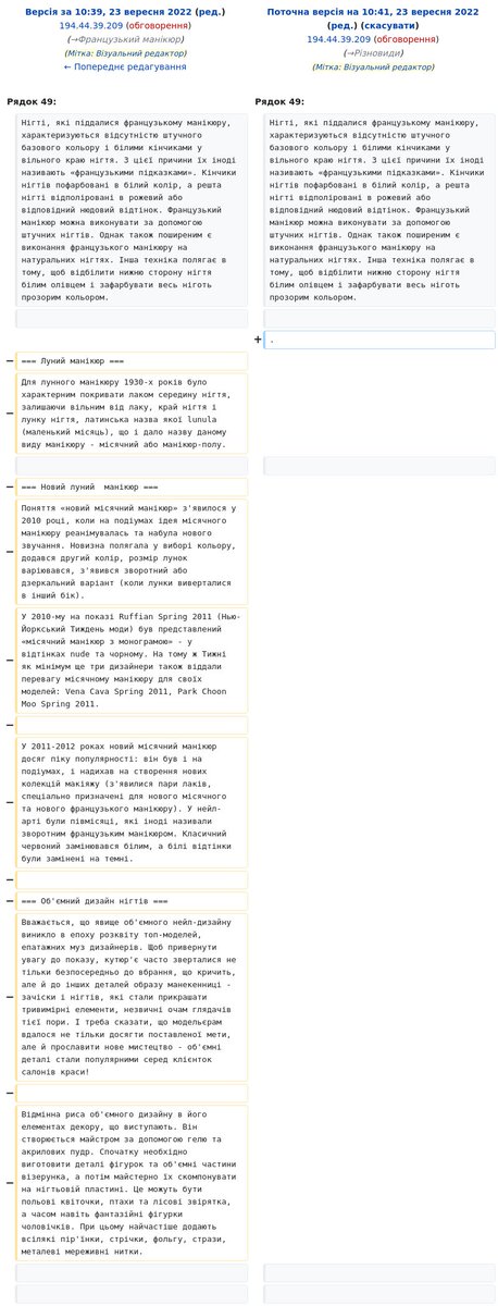 Статья в Википедии Манікюр отредактирована из Полтавская ОГА uk.wikipedia.org/w/index.php?di…