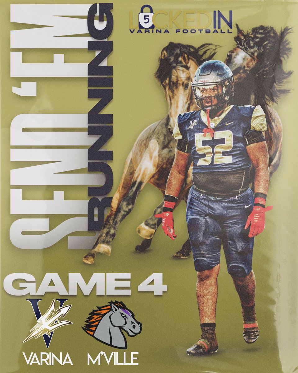 🔔 GET UP IT’S GAME DAY‼️
🆚 Mechanicsville HS 🐴
🏟 James E Dawkins Stadium
⌚️ 7 PM
🎟 gofan.co/app/events/675…
⚫️🔵 Wear DARK BLUE OR BLACK!
🏴 Bring a Dark Rally Towel!
🗣 BE LOUD!
#BuiltOn5
#L5CKEDIN