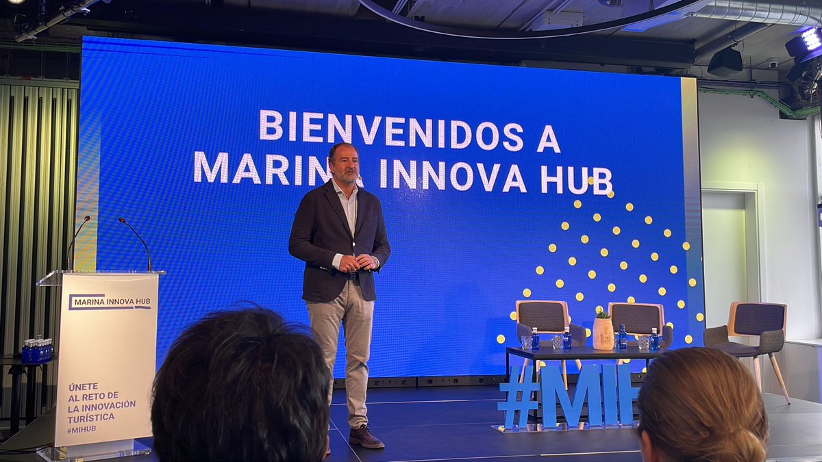 Canaragua's tweet photo. 👆Hoy estamos presentes en la inauguración del Marina Innova Hub, un punto de encuentro para hablar de innovación en el sector turístico. #MiHub🚀

#TransformaciónDigital #Tecnología #InnovaciónTurística #Canarias https://t.co/2A7AtH88hF