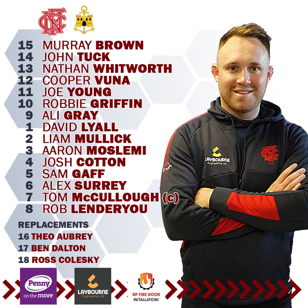 NorthernFC's tweet photo. Back-to-back home games for the 1st XV tomorrow with the visit of @stocktonrugby to McCracken Park
Here is how Northern will start the game.
#NorthernFC #Rugby #RugbyTeam #StocktonRFC #R2N #startingteam https://t.co/rEkxAsyC6b