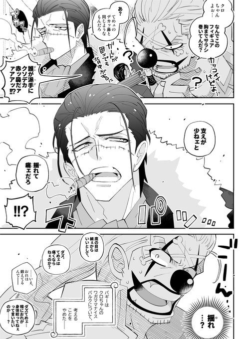 【わがままナイスバルク】(クロスギルド)
ワンピ世界におけるクロコダイルの上半身のガードが妙に固い理由。(バギーはいぶかしんだ) 