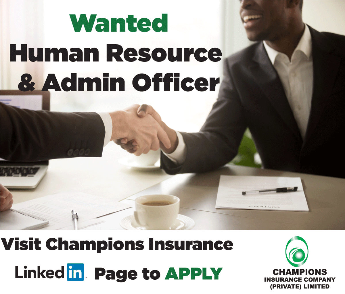 We are looking for a Human Resources & Admin Officer to join the #CHAMPIONSTEAM 😎 Follow the instructions in the attached document to apply today! Application deadline: September 30, 2022 @1630hrs. #JobAlert Click the link below to apply today: bit.ly/hr-and-admin-o…