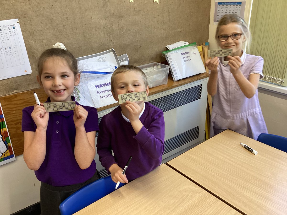 TadPrimaryAcad's tweet photo. Jupiter team are improving their number fluency and had lots of fun calling out 1 and 2 digit numbers in BINGO. #TadcasterMaths https://t.co/4V1swE0urx