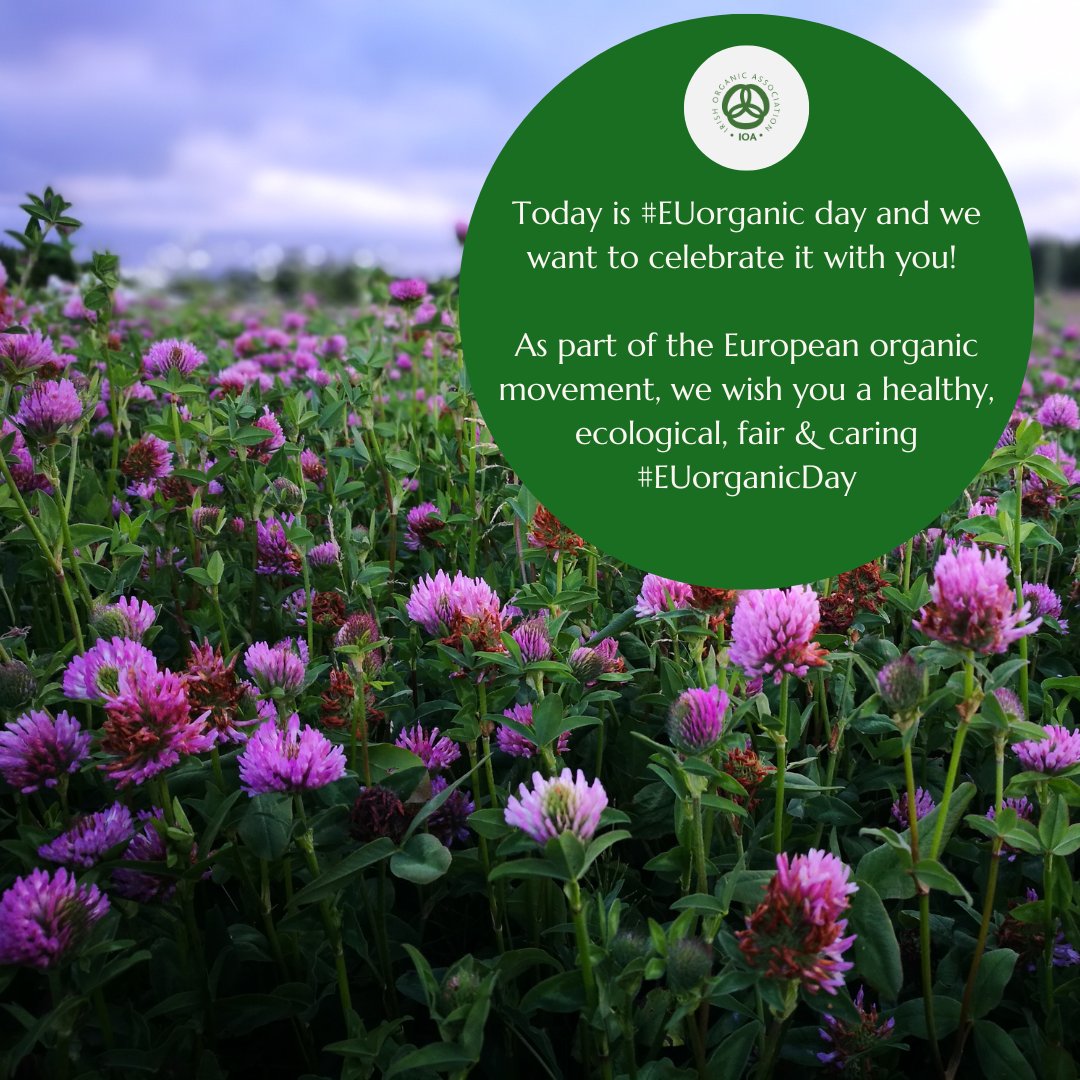 We're so excited that today is the 2nd #EUorganic day and we are celebrating with you. 

Here's to you, the farmers, producers, processors and growers. 

Let's all keep up the good work! 
#EUOrganicDay #OrganicDelivers