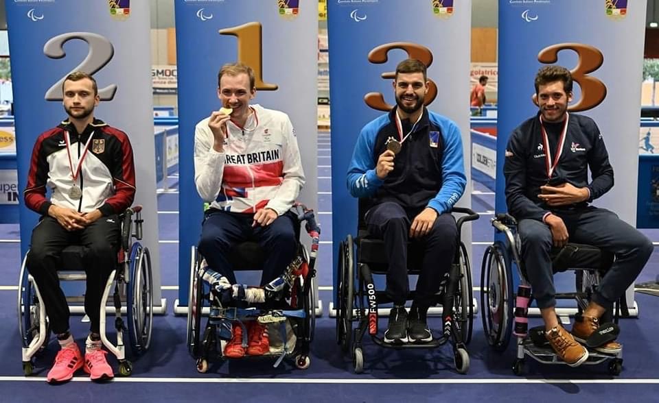 Congratulations to Piers Gilliver on winning 🥇 GOLD in the Individual Men's Epee Cat A yesterday at the IWAS Wheelchair Fencing World Cup!

A great job to all of our GBR athletes competing in Pisa on Day 1 – full results here: ow.ly/Iu2G50KRkQK

#GBR #Pisa2022