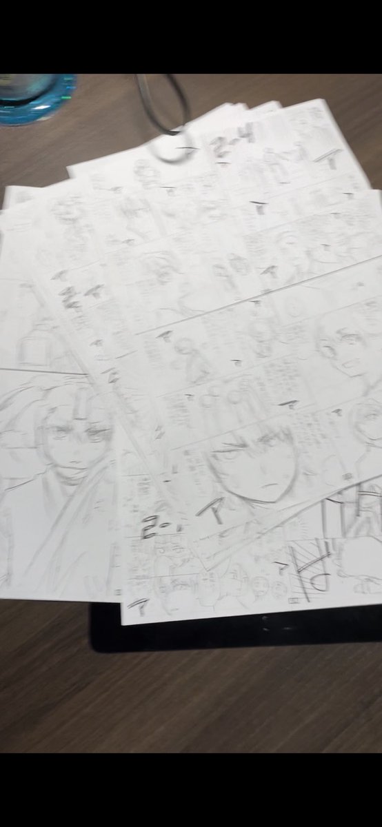 脱稿!!からのネーム!! 