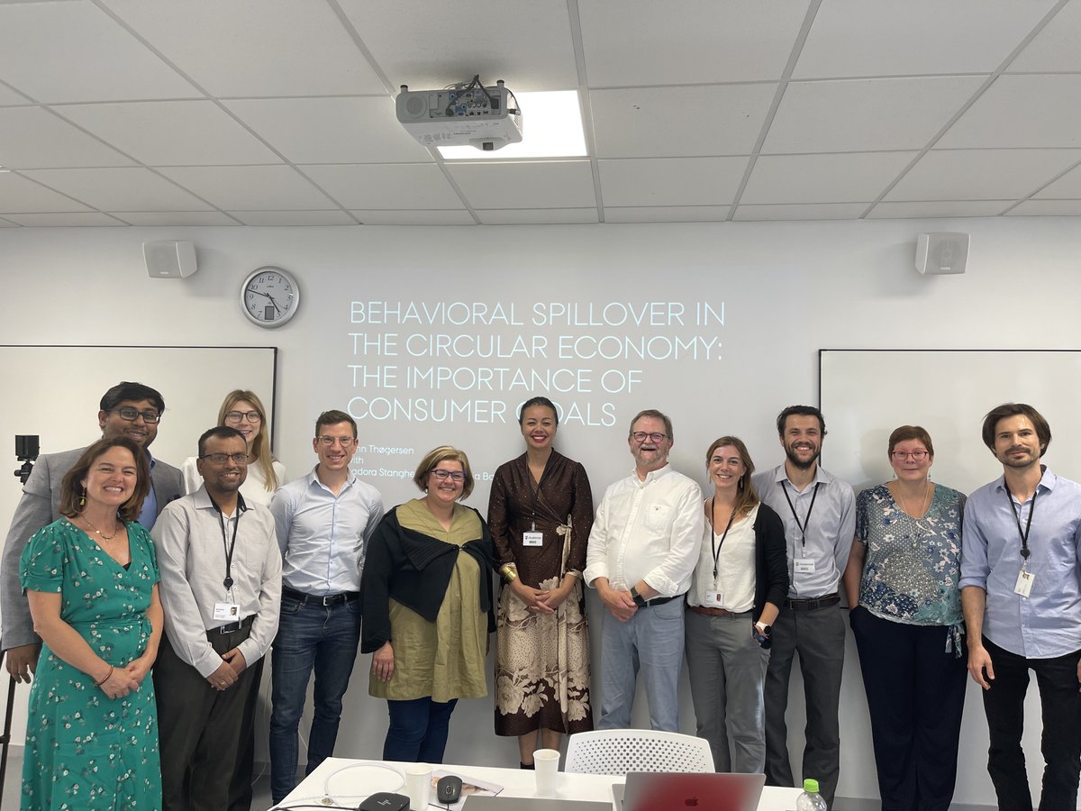 Research_Aud's tweet photo. #Research - The @audencia #Marketing Department had the chance to welcome Professor John Thøgersen (@AarhusUni_int) for a great presentation followed by a workshop on the #Spillovereffect. Full of new ideas to be developed. https://t.co/d1aKMEgAsc
