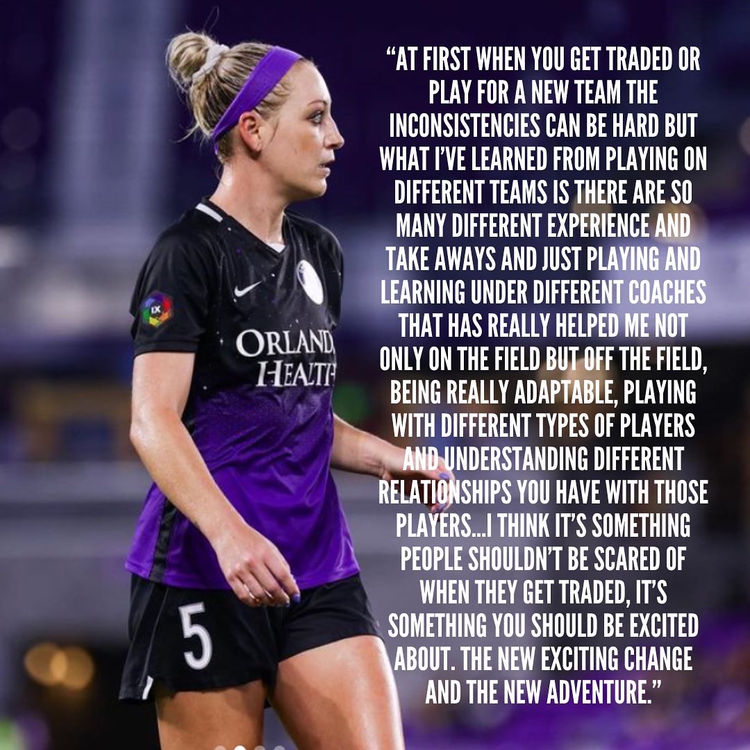 Today on the podcast we <a href="/ORLPride/">Orlando Pride</a> defender <a href="/MeganOyster/">Megan Montefusco</a>. We chat with Meg about the importance being an adaptive player and making relationships with different players! Listen now: apple.co/3S7d6dJ