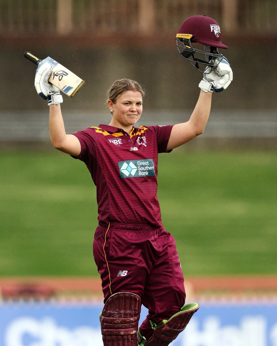 qldcricket's tweet photo. The Fire kickstarting #WNCL with a massive Win 🔥 #MaroonGrown https://t.co/69JXZQVJAl