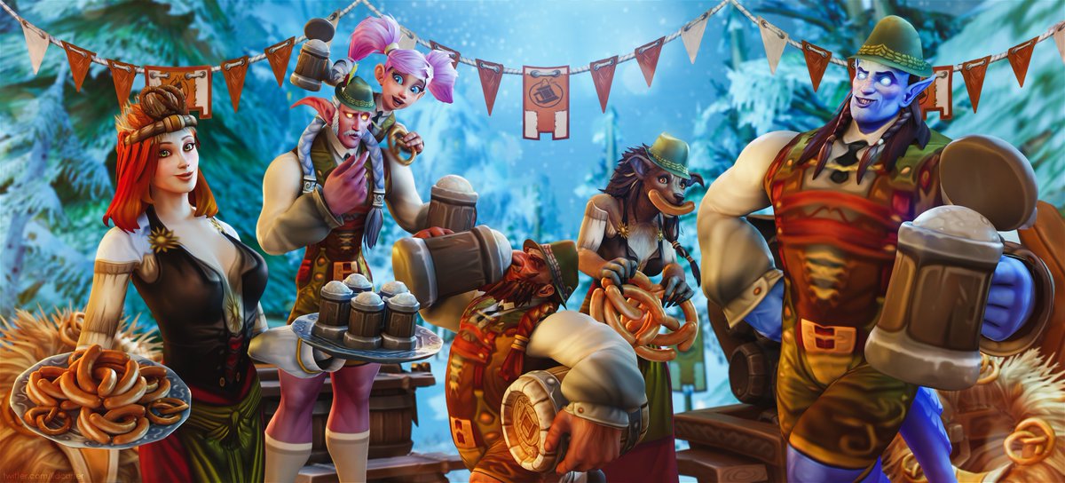 lidcarter's tweet image. The Alliance congratulates the Brewfest and invites to its fun party! Have fun, dance, and of course drink BEER! 🍻🍞💃

#worldofwarcraft #WarcraftBrewfest