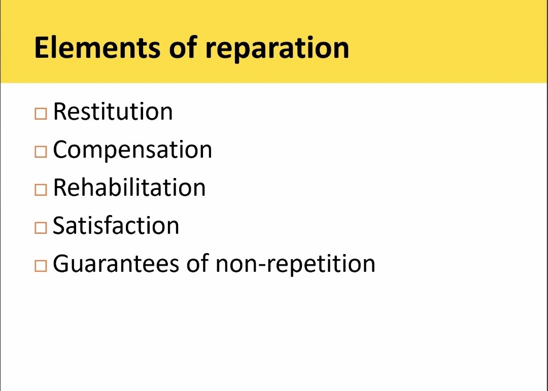 Torture is an abhorrent crime that is absolutely prohibited under international law. The status of this prohibition is such that it cannot be contradicted by treaty law or by other rules of international law.

#justredress