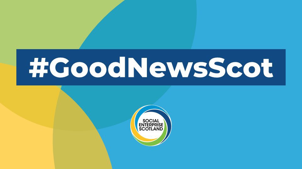 SocEntScot's tweet photo. Thank you for taking part in #GoodNewsScot! See you next Friday 11am for another roundup of positive news from the #socialenterprise community in Scotland. Tag your shares through the week so we can find them easily! #SocEntSolidarity #NeverMoreNeeded #BuildBackBetterScot #SocEnt https://t.co/NSXiAKEBBd