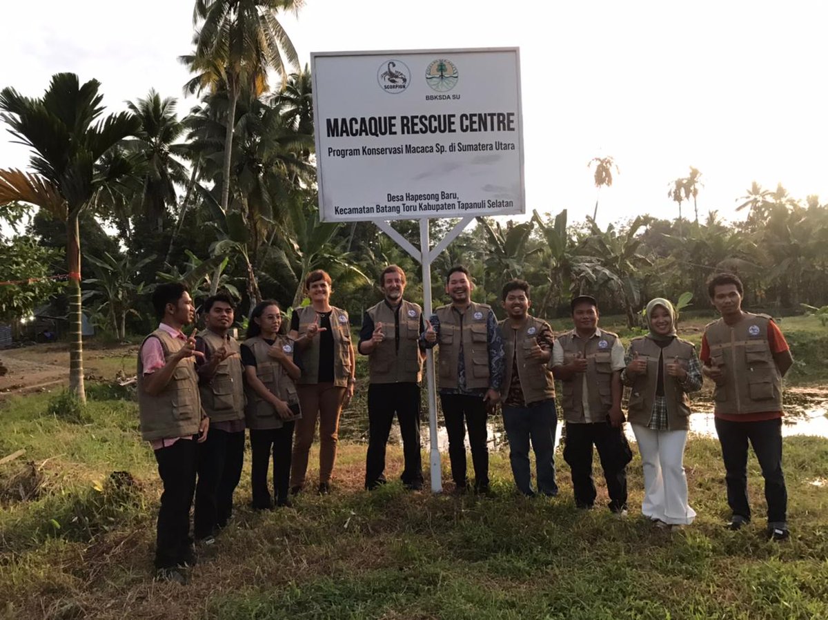 Hari Kamis, tanggal 22 September 2022 Yayasan Scorpion Indonesia melaksanakan acara peresmian Pusat Penyelamatan Satwa (PPS) Macaca Sp. di desa Hapesong Baru, Kecamatan Batangtoru, Kabupaten Tapanuli Selatan, Sumatera Utara.