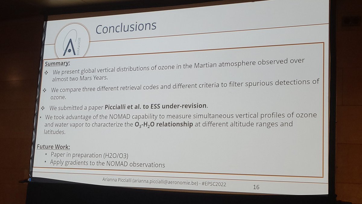 AstroCostaSilva's tweet photo. Using three different retrival codes, the globals vertical distributions of ozone were derived. The comparison presented ro H2O is still qualitative, but further analysis will be presented soon on the paper 👀 #EPSC2022 https://t.co/fIhMkHp5NA