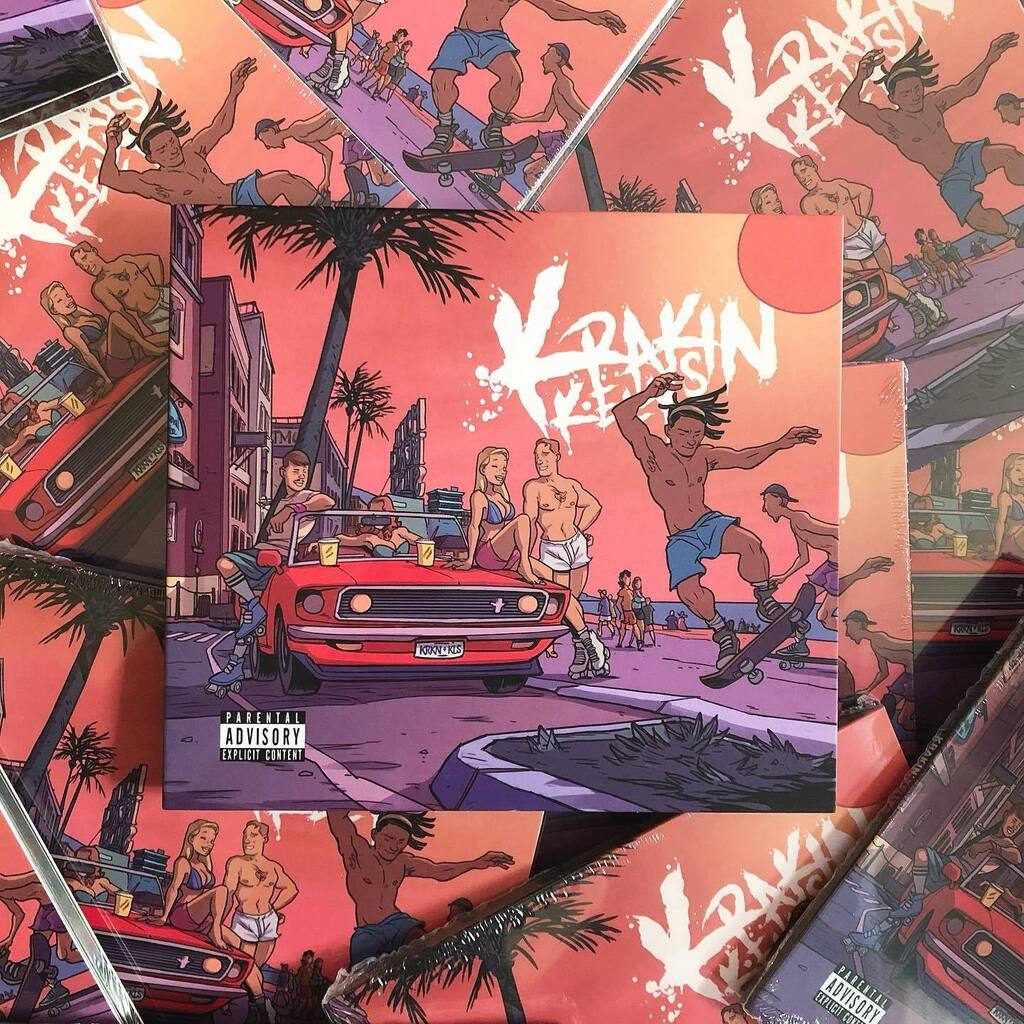 ☘️🔥 Il est là ! Notre dernier EP 6 titres « Old ways new days » en digipack ! #krakinkellys #celticpunk #skatepunk #rancid #badreligion #mustang69 #miamibeach #retro